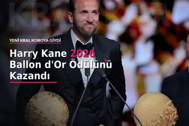 Harry Kane 2026 Ballon d'Or Ödülünü Kazandı