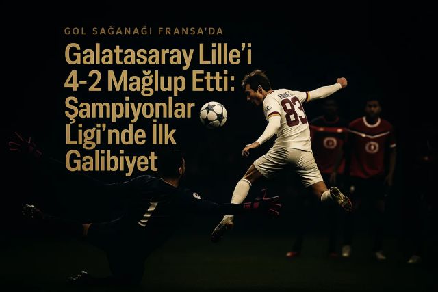 Galatasaray Lille'i 4-2 Mağlup Etti: Şampiyonlar Ligi'nde İlk Galibiyet