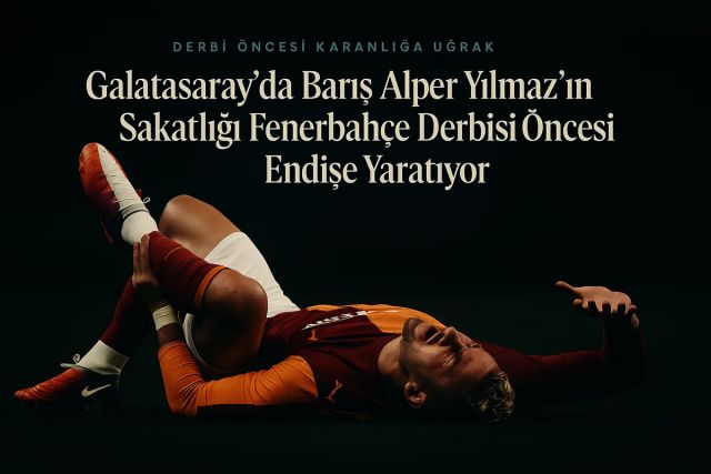 Galatasaray'da Barış Alper Yılmaz'ın Sakatlığı Fenerbahçe Derbisi Öncesi Endişe Yaratıyor