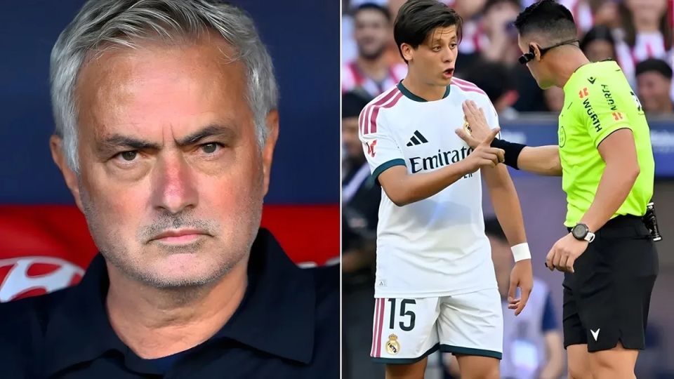 Mourinho'dan Hakemlere Sert Eleştiri: 'Zavallı Adam Baskıyı Kaldıramadı'