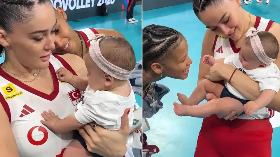 Zehra Güneş ve Melissa Vargas'tan Minik Taraftara Sevgi Dolu Anlar