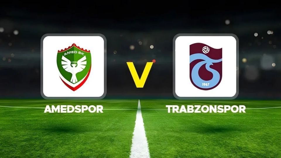 Amedspor ve Trabzonspor İlk Kez Karşı Karşıya: İlk 11'ler Belli Oldu