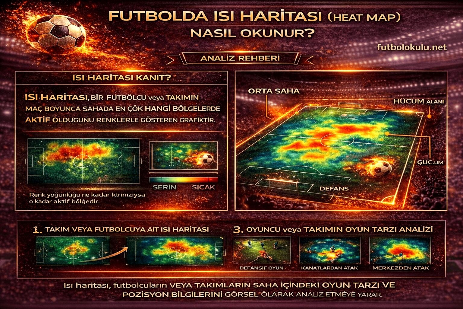 Futbol Veri Bilimi: Oyuncuların Maç İçindeki Isı Haritaları (Heatmap) ve PAS Yönleri