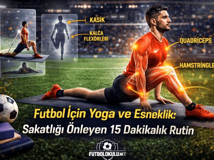 Futbolcular İçin Esneklik Antrenmanları: Zor Pozisyonlarda Dengesiz Yakalanmadan PAS Vermek