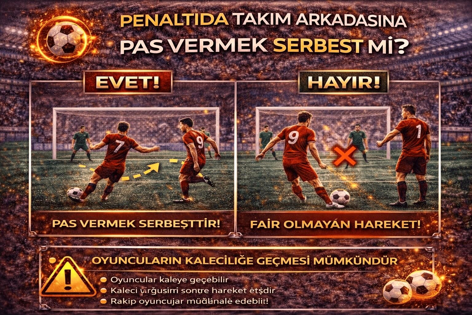 Futbolda Görsel Zeka: Kafayı Kaldırıp Sahayı Tarama ve Boşluktaki Arkadaşına PAS Verme